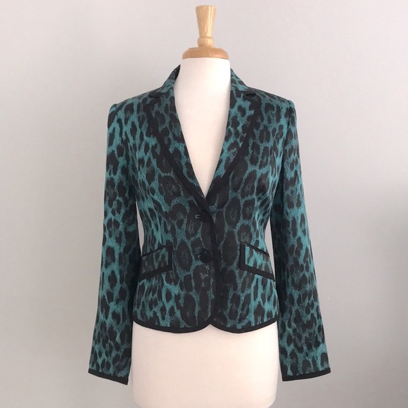 sandra & andre Jackets & Blazers - SANDRA & ANDRE | SILK LEOPARD JACKET
